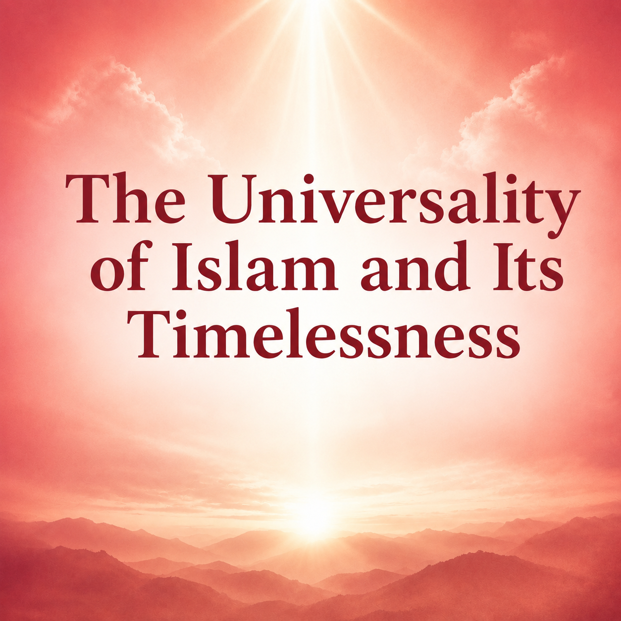 The Universality of Islam and Its Timelessness