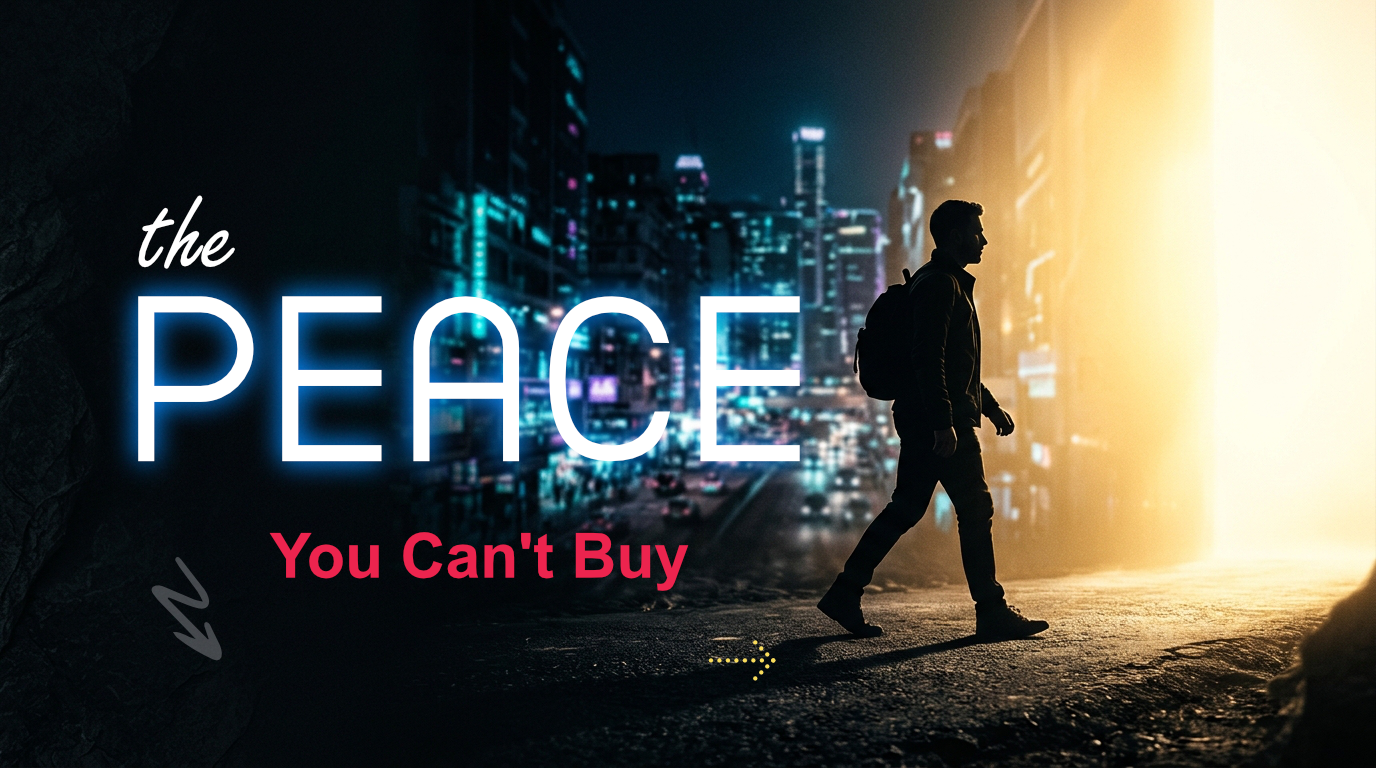The peace you cannot buy