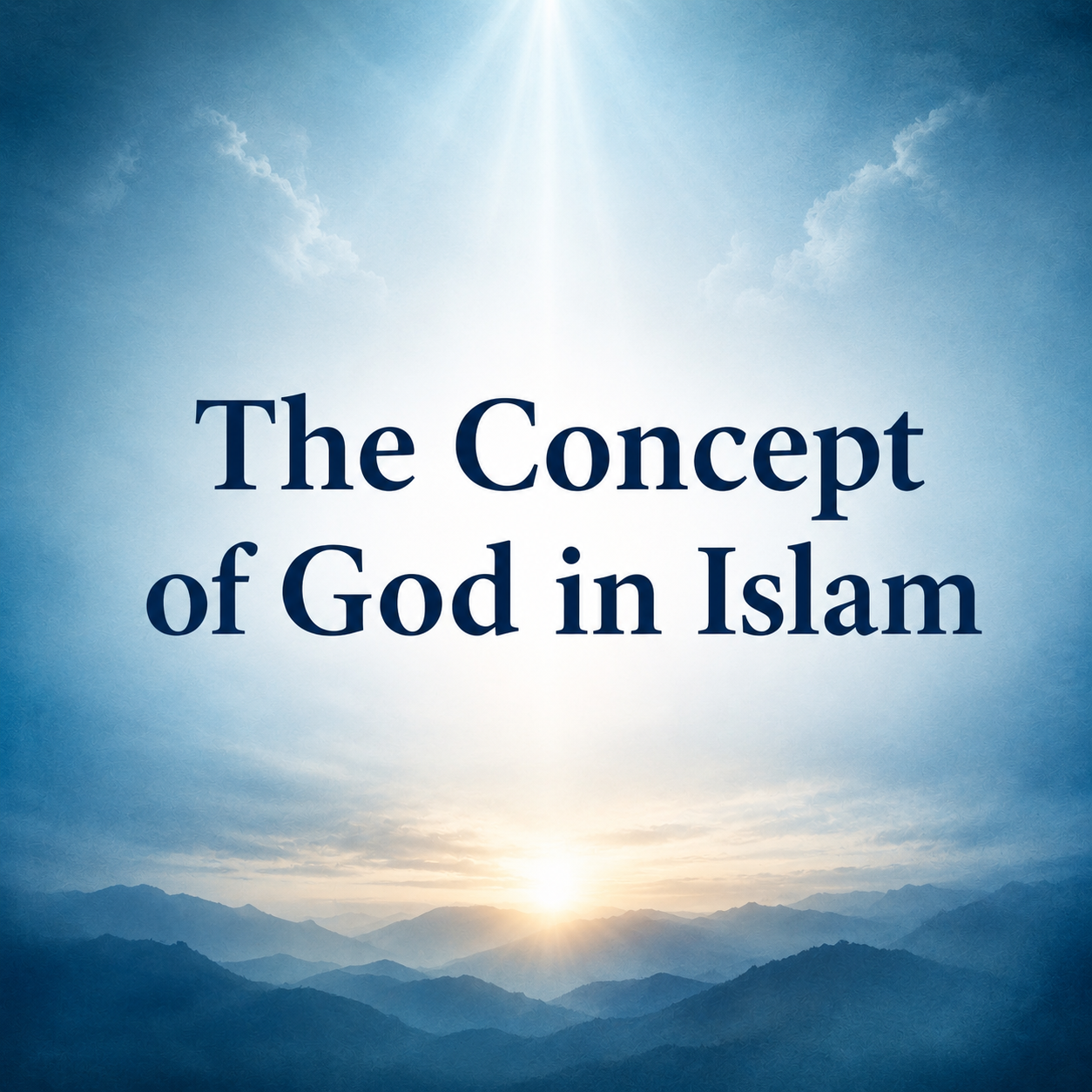 The Concept of God in Islam